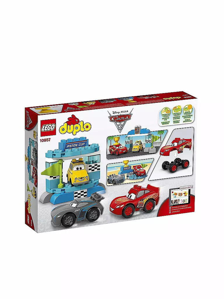 LEGO | Duplo - Cars 3 - Piston Cup Rennen 10857 | transparent