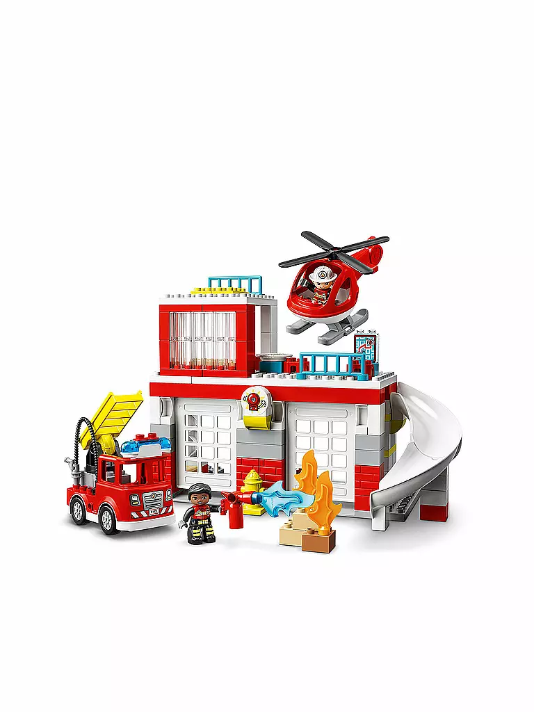 LEGO | Duplo - Feuerwehrwache mit Hubschrauber 10970 | keine Farbe