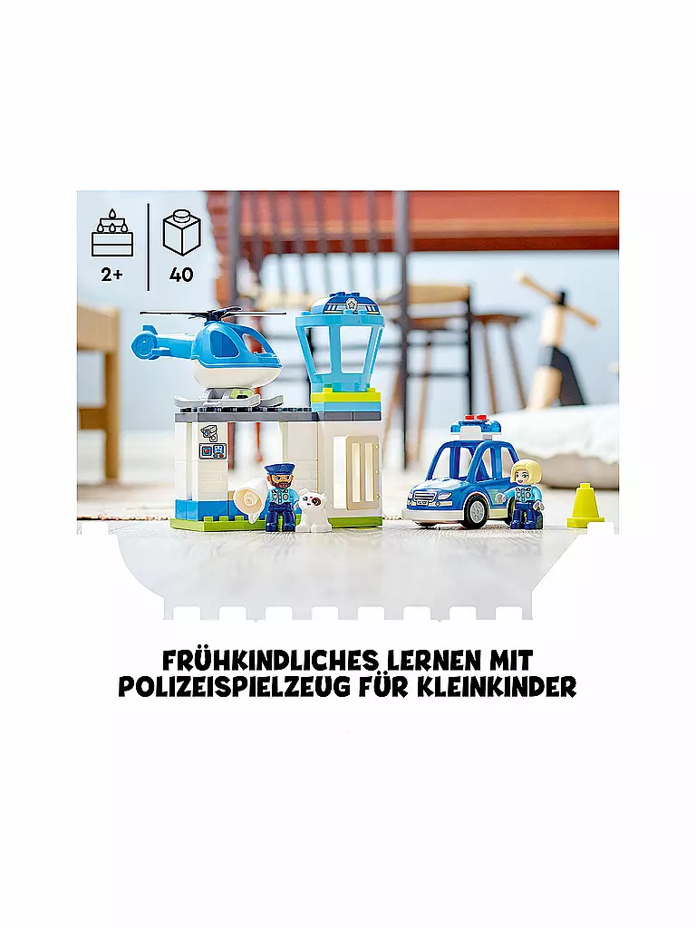 LEGO | Duplo - Polizeistation mit Hubschrauber 10898 | keine Farbe