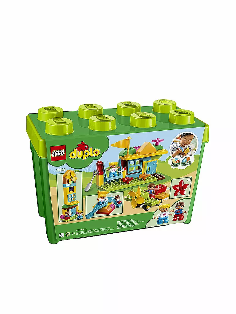 LEGO | Duplo - Steinebox mit grossem Spielplatz 10864 | transparent