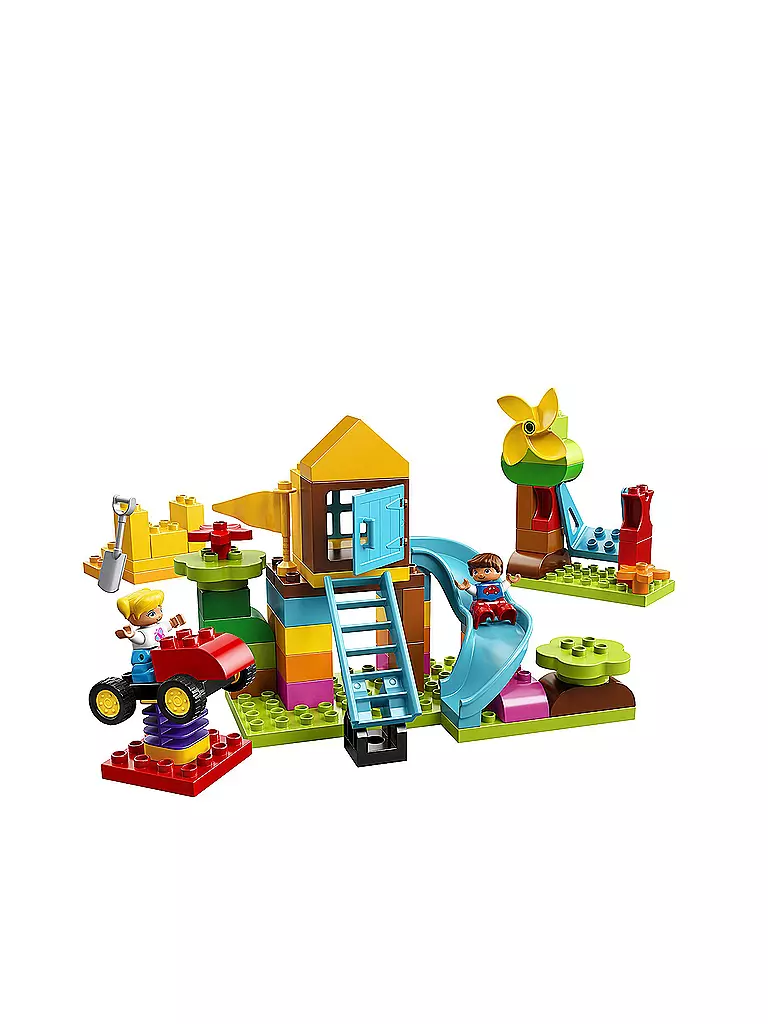 LEGO | Duplo - Steinebox mit grossem Spielplatz 10864 | transparent