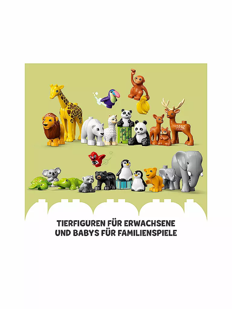 LEGO | Duplo - Wilde Tiere der Welt 10975 | keine Farbe