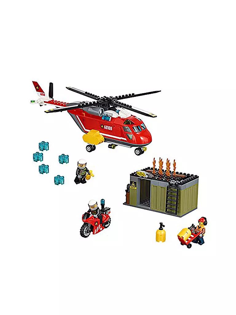 LEGO | Feuerwehr Löscheinheit 60108 | transparent