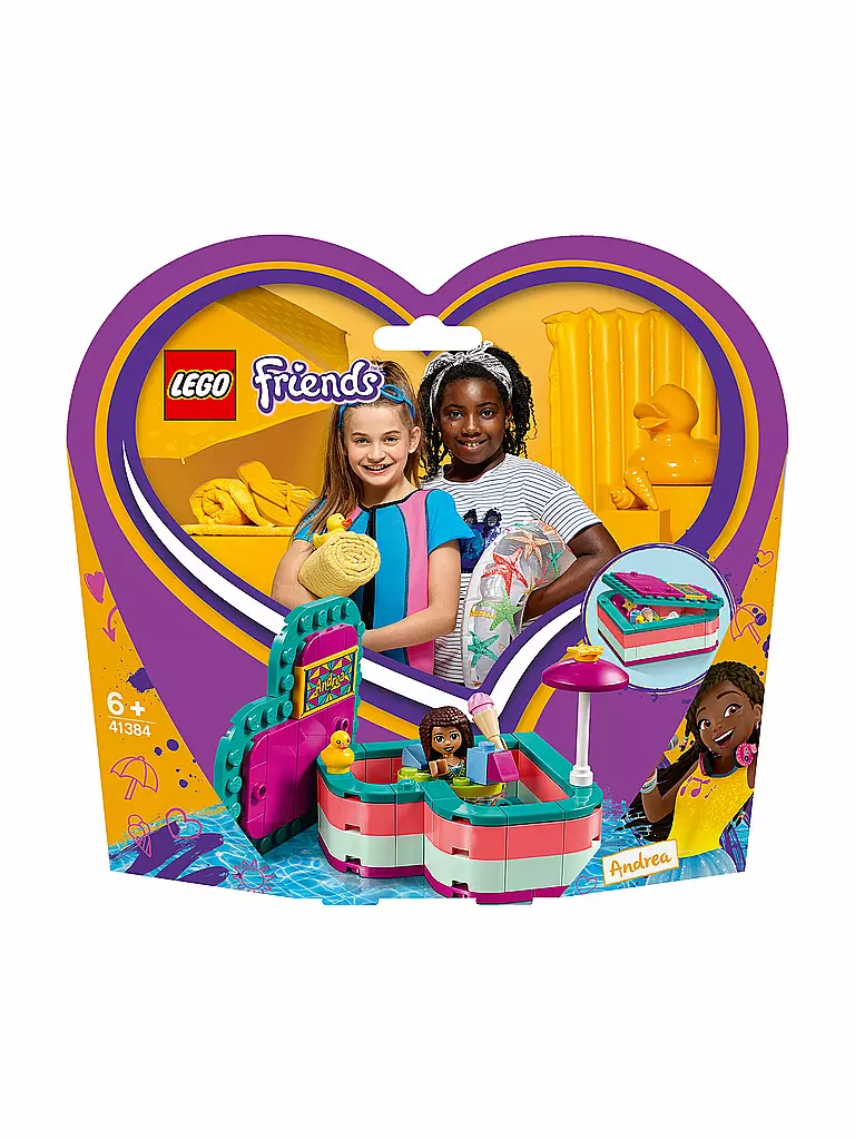 LEGO | Friends - Andrea´s sommerliche Herzbox 41384 | transparent