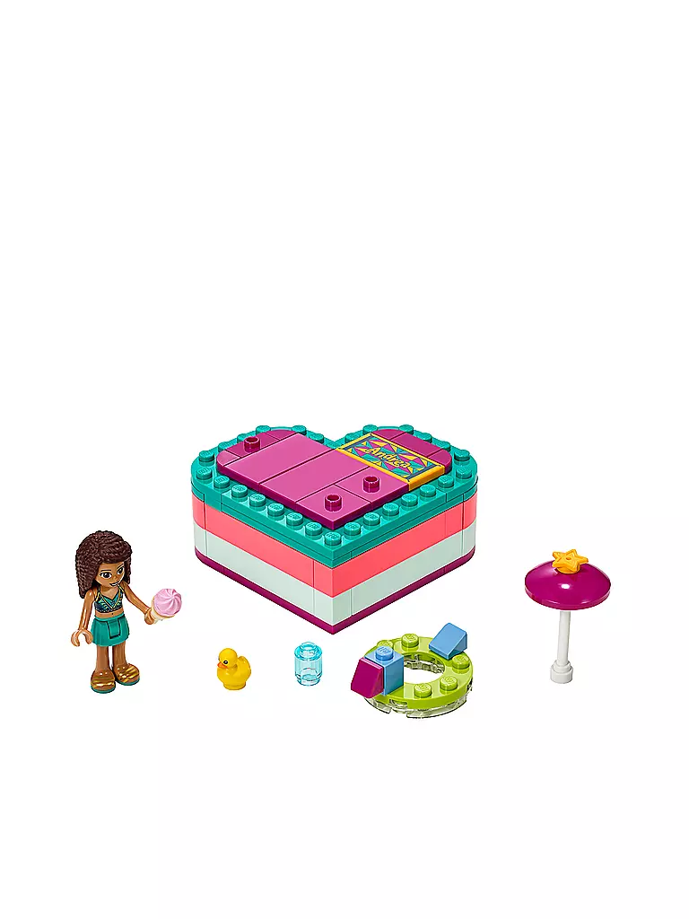 LEGO | Friends - Andrea´s sommerliche Herzbox 41384 | transparent