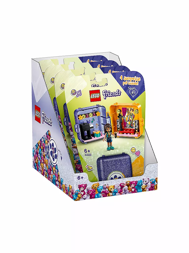 Wie Löst Man Einen Zauberwürfel 3x3 LEGO Friends - Andreas magischer Würfel - Sängerin 41400 keine Farbe
