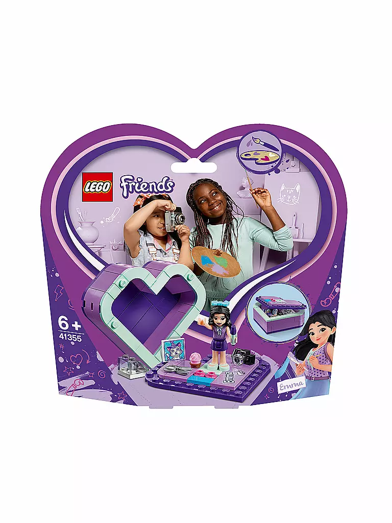 LEGO | Friends - Emma´s Herzbox 41355 | transparent