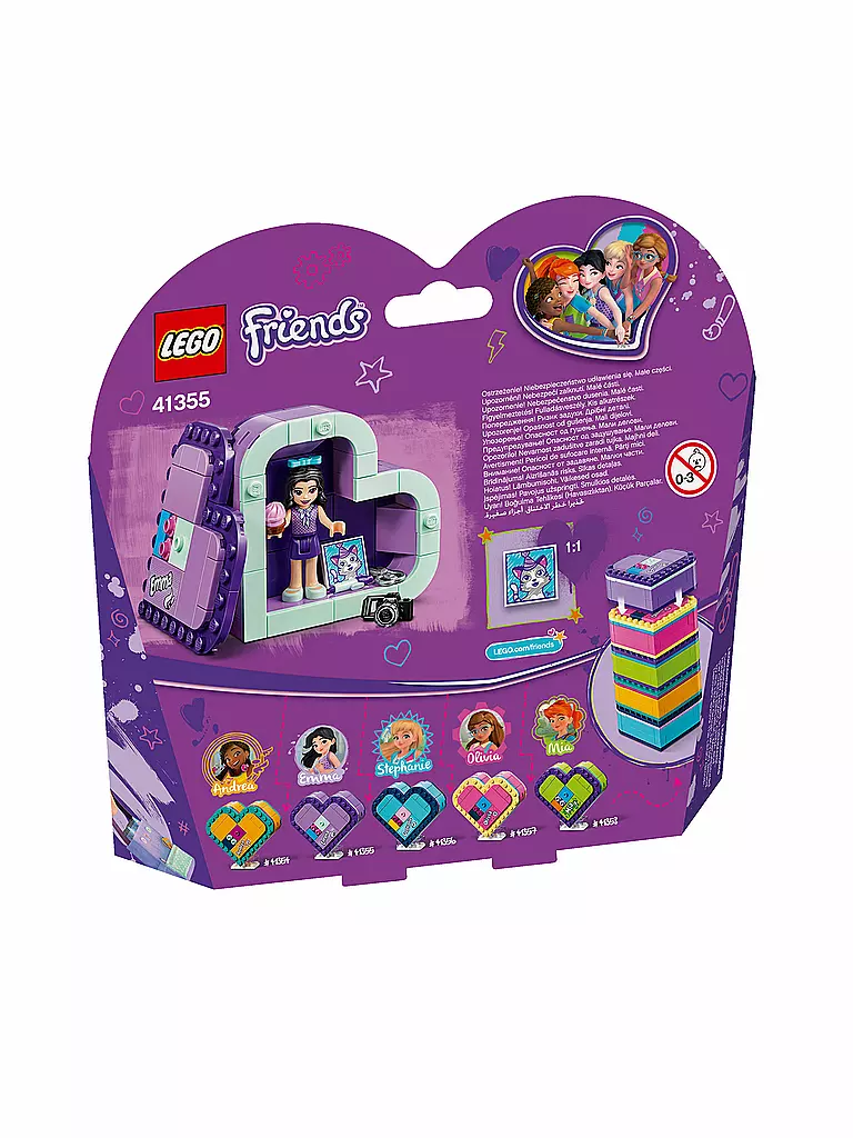 LEGO | Friends - Emma´s Herzbox 41355 | transparent