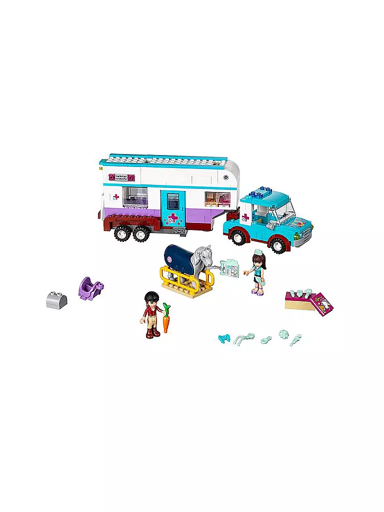 LEGO | Friends - Pferdeanhänger und Tierärztin 41125 | 
