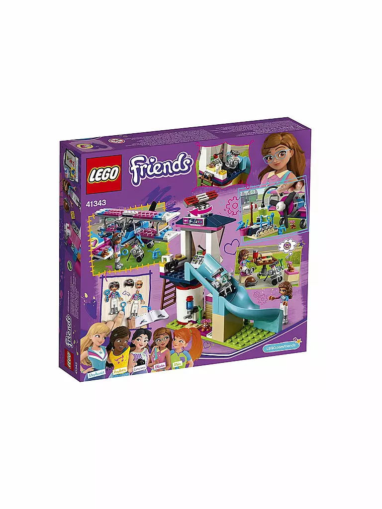 LEGO | Friends - Rundflug über Heartlake City 41343 | transparent