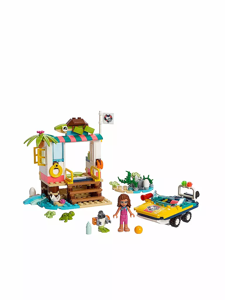 LEGO | Friends - Schildkröten-Rettungsstation 41376 | transparent
