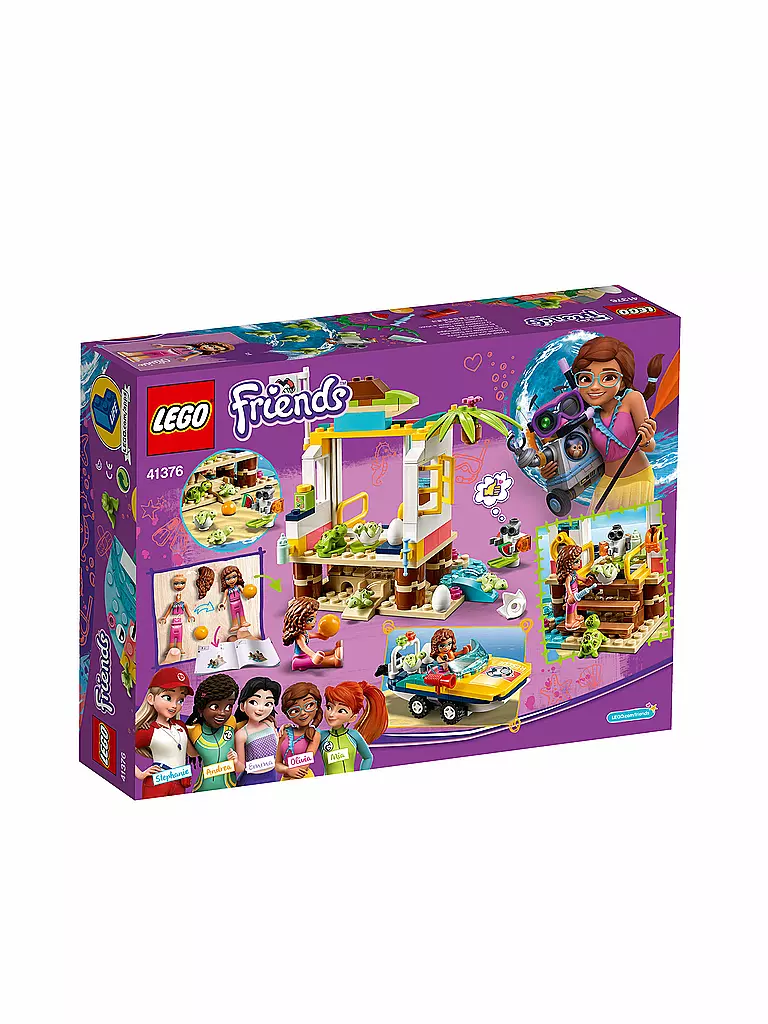 LEGO | Friends - Schildkröten-Rettungsstation 41376 | transparent