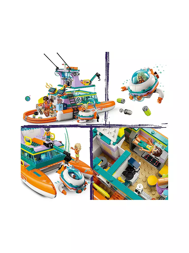 LEGO | Friends - Seerettungsboot 41734 | keine Farbe