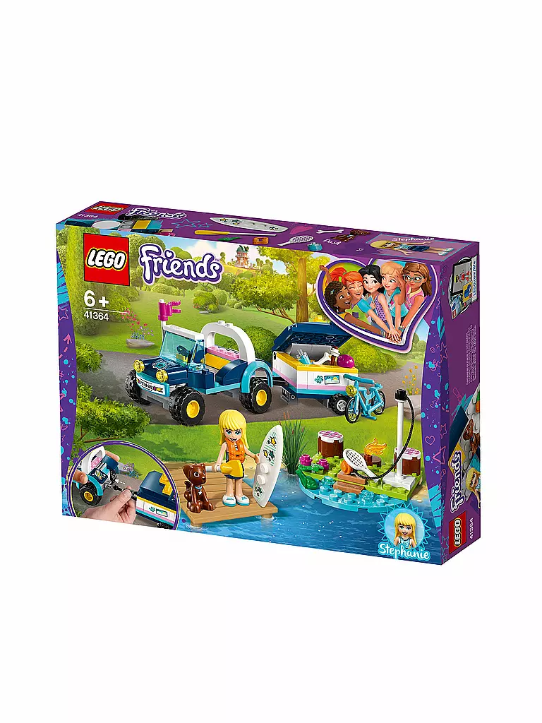 LEGO | Friends - Stephanies Cabrio mit Anhänger 41364 | keine Farbe