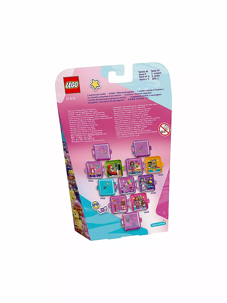 LEGO | Friends - Stephanies magischer Würfel – Schönheitssalon 41406 | transparent