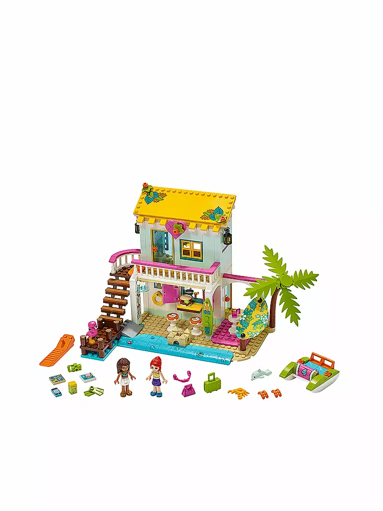 LEGO | Friends - Strandhaus mit Tretboot 41428 | keine Farbe