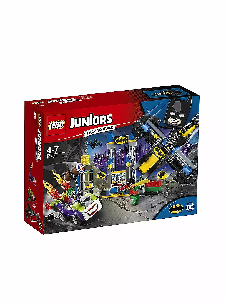 LEGO | Juniors - Der Joker und die Bathöhle 10753 | transparent