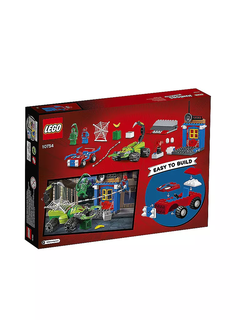 LEGO | Juniors - Grosses Kraftmessen von Spider Man 10754 | transparent