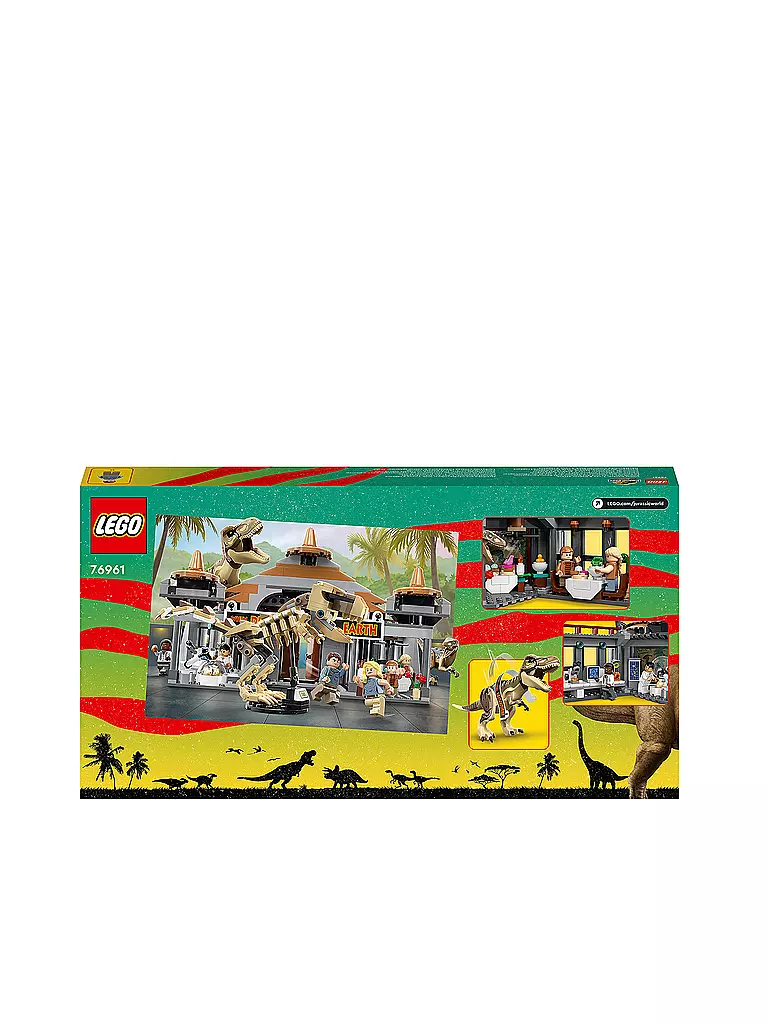LEGO | Jurassic Park - Angriff des T. rex und des Raptors aufs Besucherzentrum 76961 | keine Farbe