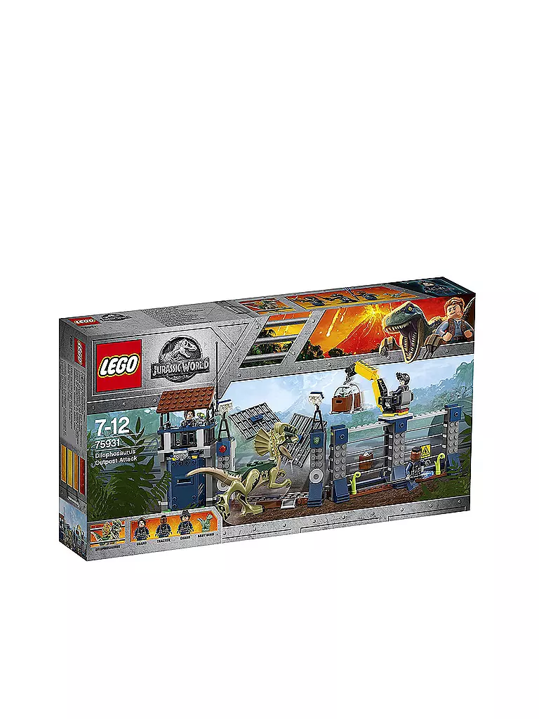LEGO | Jurassic World - Angriff des Dilophosaurus 75931  | transparent