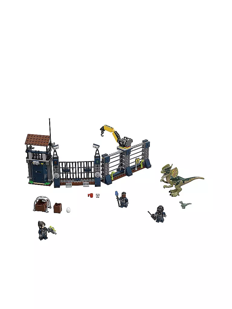 LEGO | Jurassic World - Angriff des Dilophosaurus 75931  | transparent