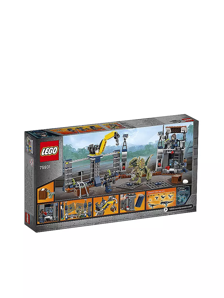 LEGO | Jurassic World - Angriff des Dilophosaurus 75931  | transparent