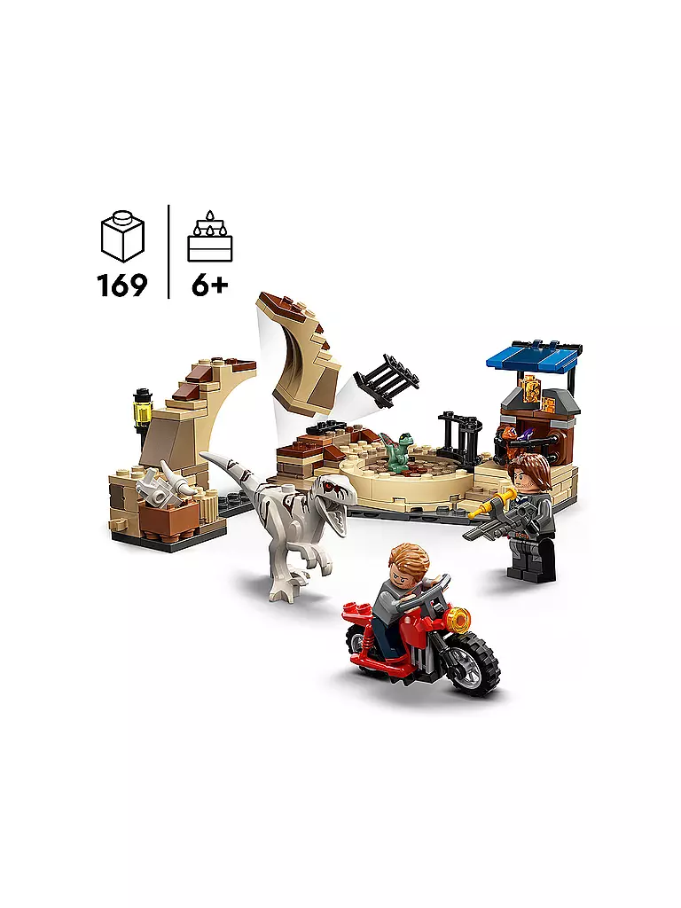 LEGO | Jurassic World - Atrociraptor: Motorradverfolgungsjagd 76945 | keine Farbe