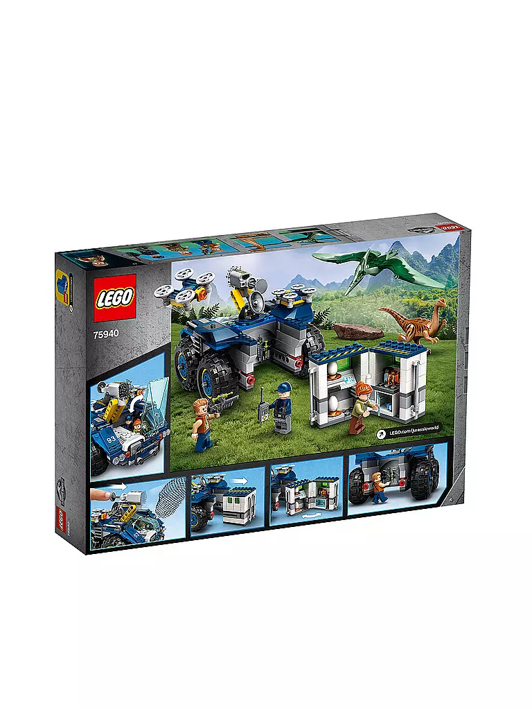 LEGO | Jurassic World - Ausbruch von Gallimimus und Pteranodon 75940 | keine Farbe