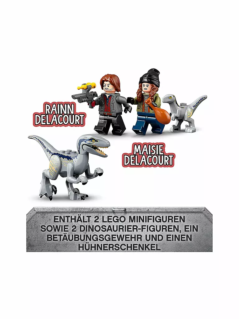 LEGO | Jurassic World - Blue & Beta in der Velociraptor-Falle 76946 | keine Farbe