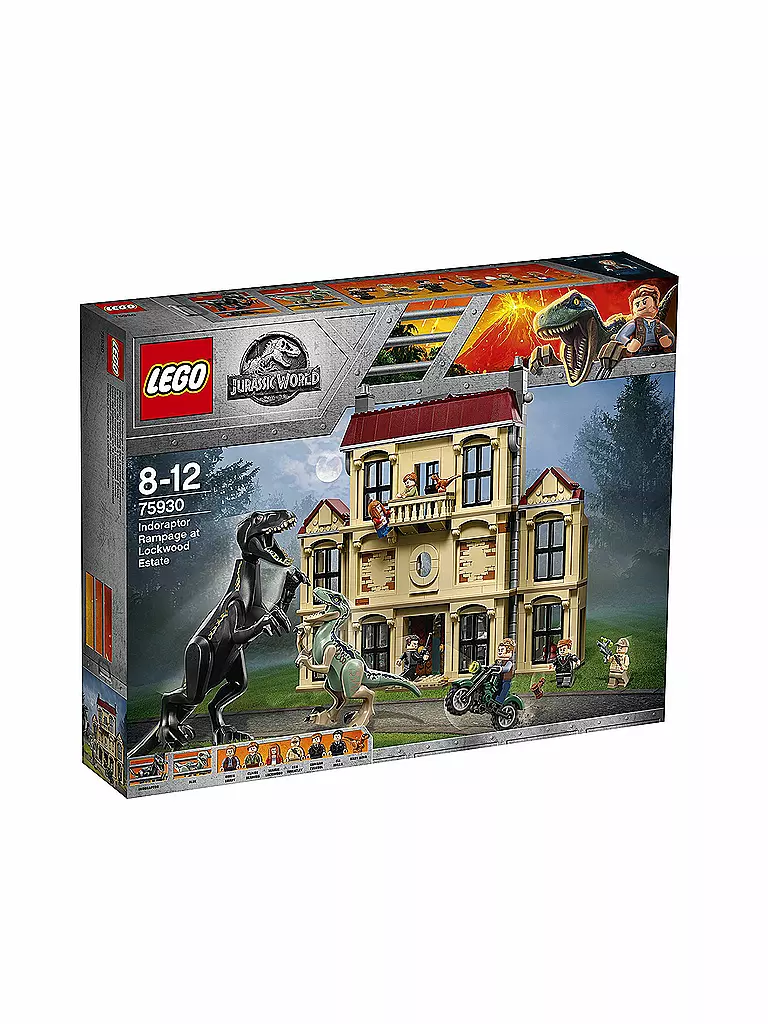 LEGO | Jurassic World - Indoraptor-Verwüstung des Lockwood Anwesens 75930 | transparent