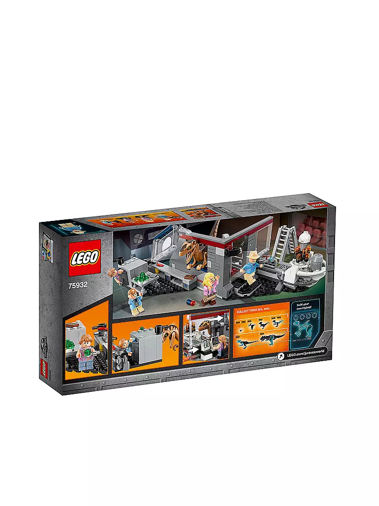 LEGO | Jurassic World - Jagd auf den Velociraptor 75932 | transparent