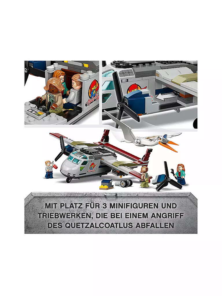 LEGO | Jurassic World - Quetzalcoatlus: Flugzeug-Überfall 76947 | keine Farbe