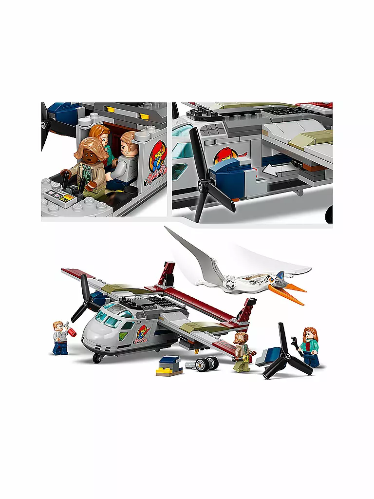 LEGO | Jurassic World - Quetzalcoatlus: Flugzeug-Überfall 76947 | keine Farbe