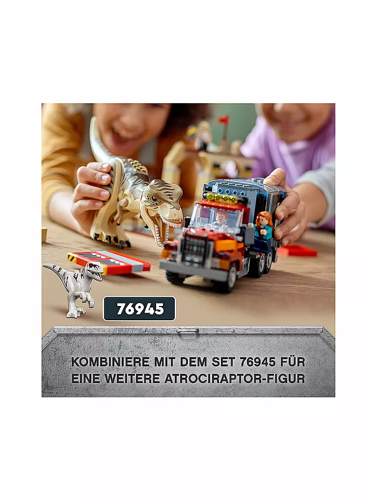 LEGO | Jurassic World - T-Rex & Atrociraptor: Dinosaurier-Ausbruch 76948 | keine Farbe