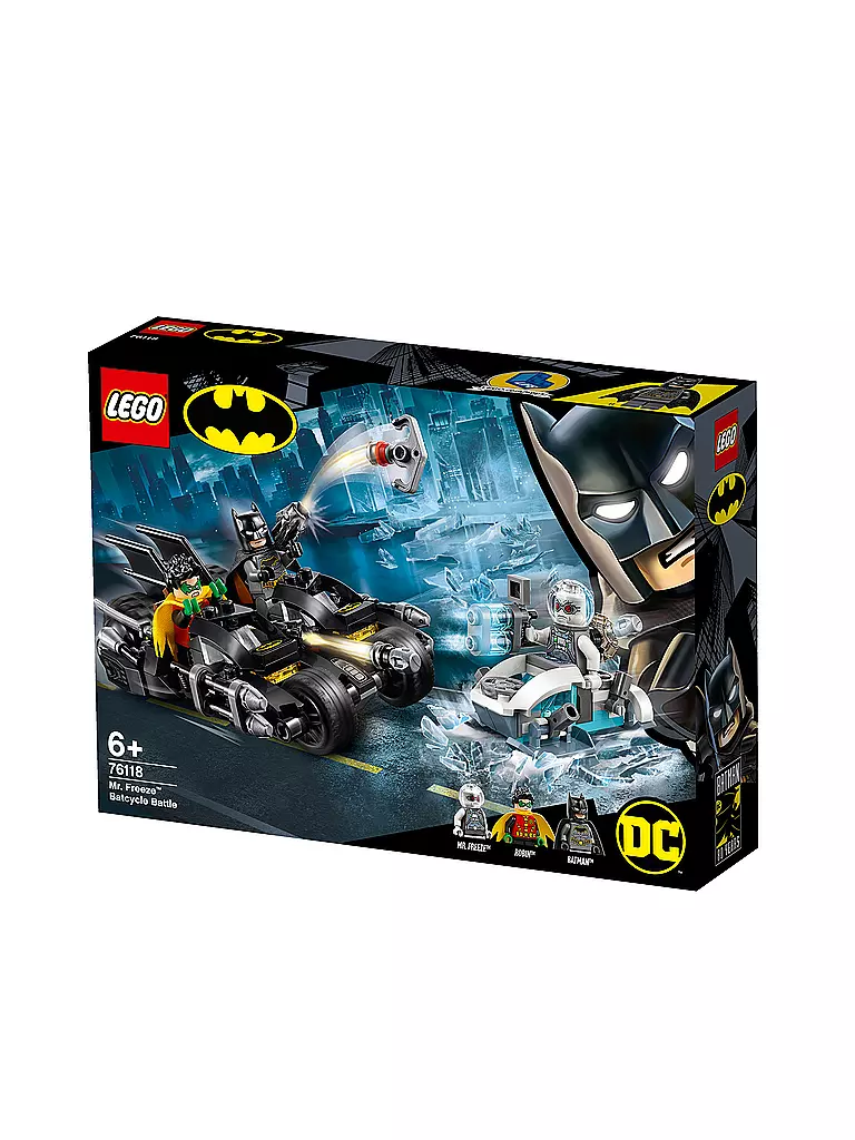 LEGO | Lego® DC Universe Super Heroes™ - Batcycle-Duell mit Mr- Freeze 76118 | transparent