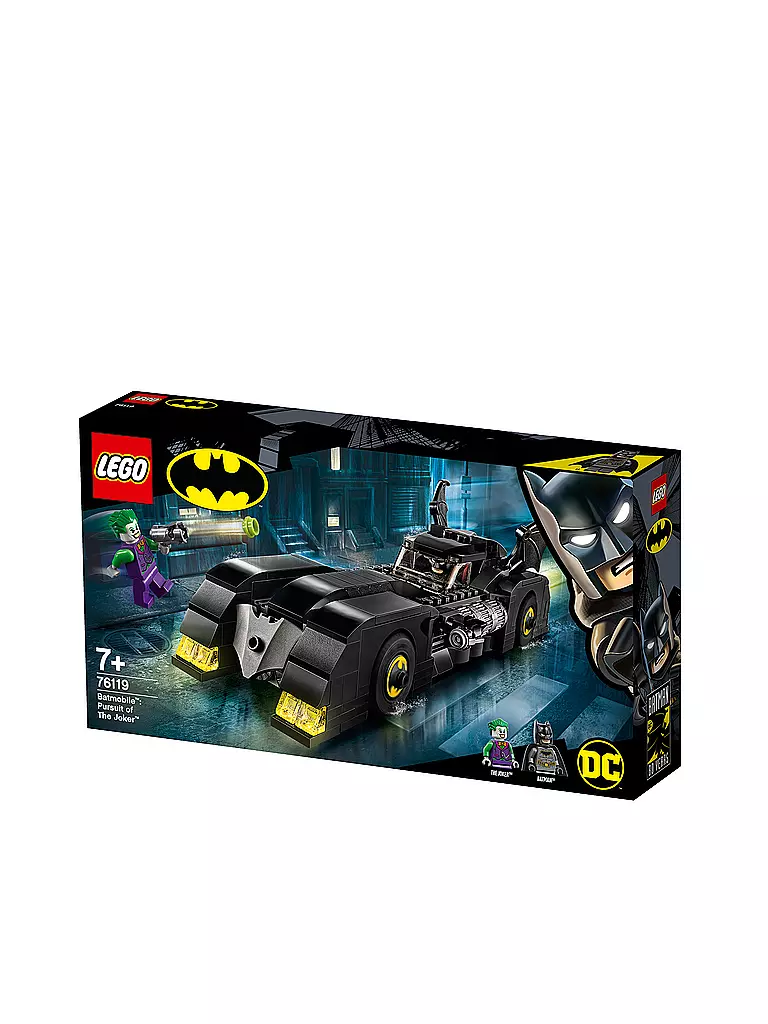 LEGO | Lego® DC Universe Super Heroes™ - Batmobie - Verfolgungsjagd mit dem Joker 76119 | transparent