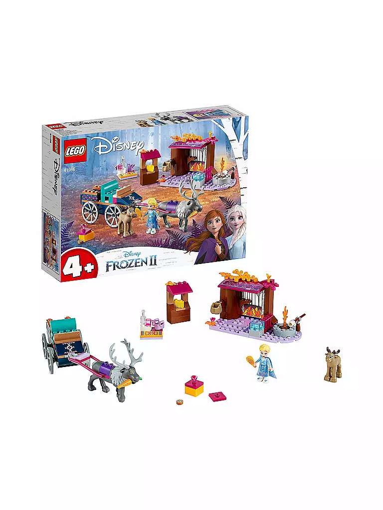 LEGO | LEGO® Disney Frozen II - Elsa und die Rentierkutsche 41166 | transparent