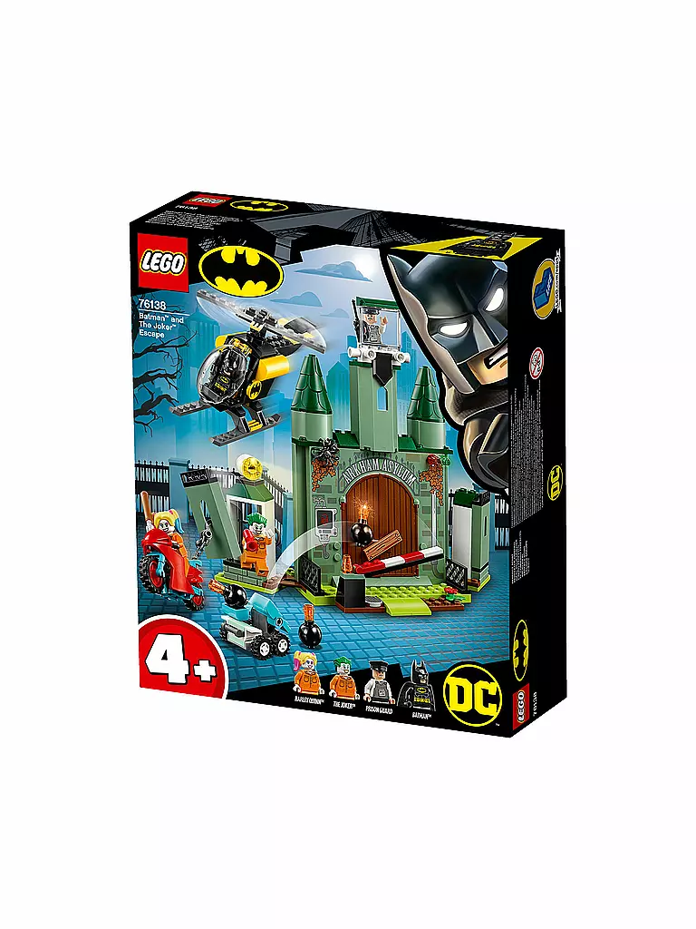 LEGO | Lego® Marvel Super Heroes™ - Joker auf der Flucht und Batman 76138 | transparent