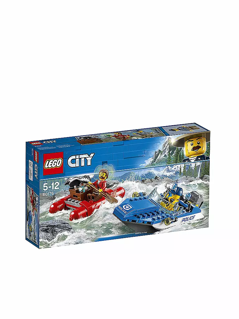 LEGO | Lego City - Flucht durch die Stromschnellen 60176 | transparent