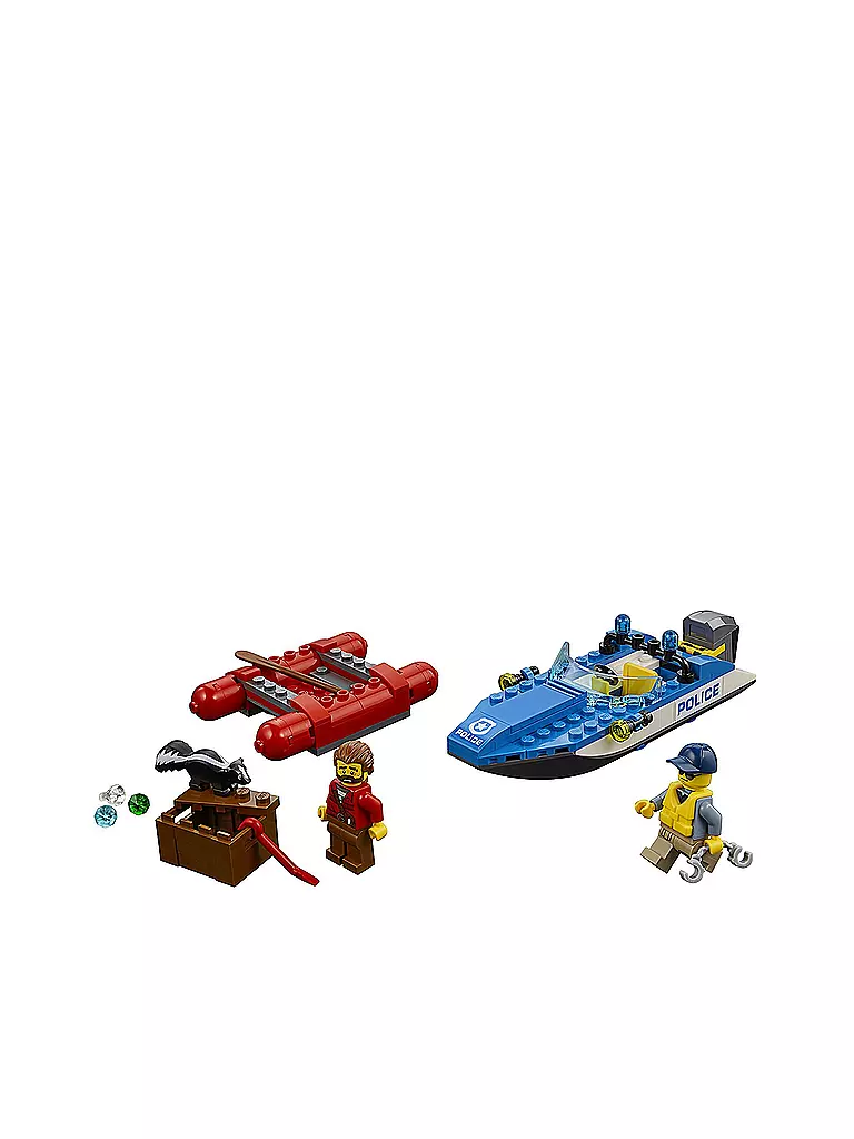 LEGO | Lego City - Flucht durch die Stromschnellen 60176 | transparent