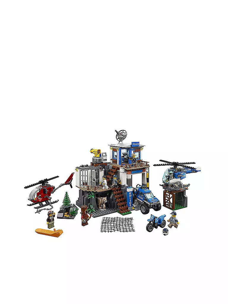LEGO | Lego City - Hauptquartier ger Bergpolizei 60174 | transparent