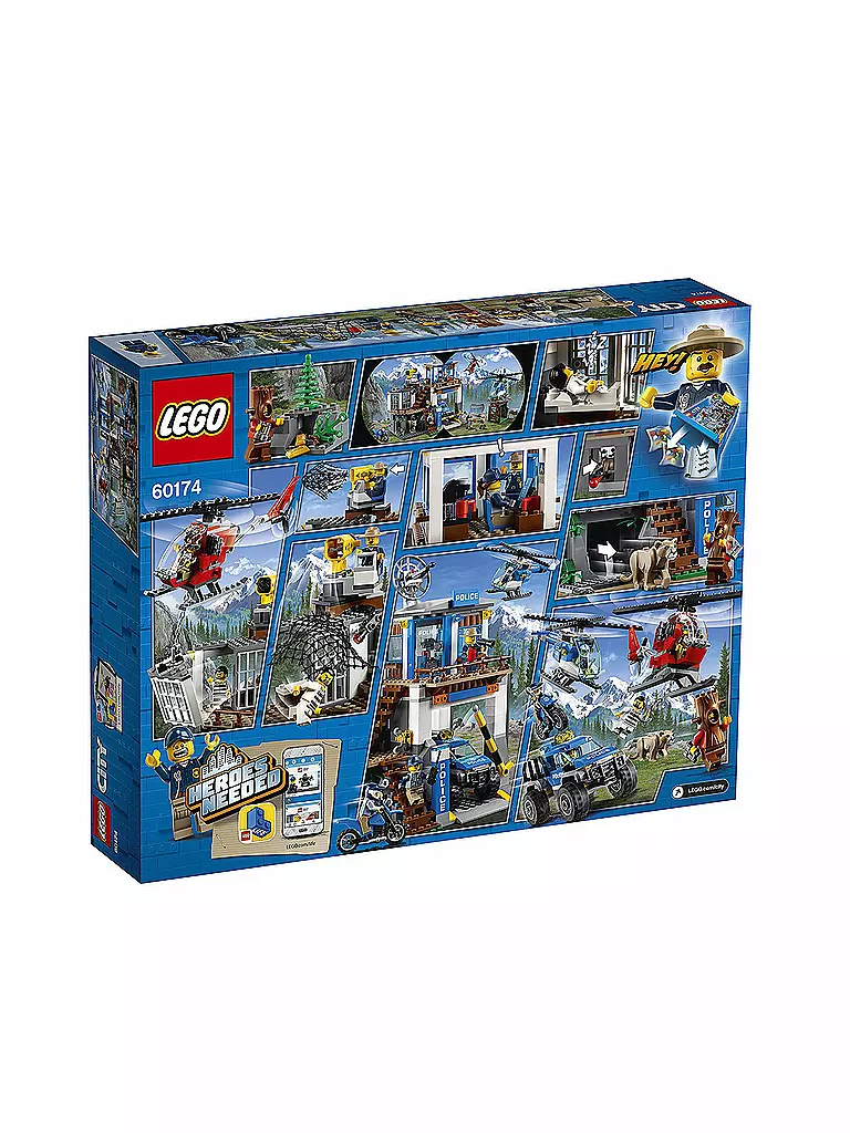 LEGO | Lego City - Hauptquartier ger Bergpolizei 60174 | transparent
