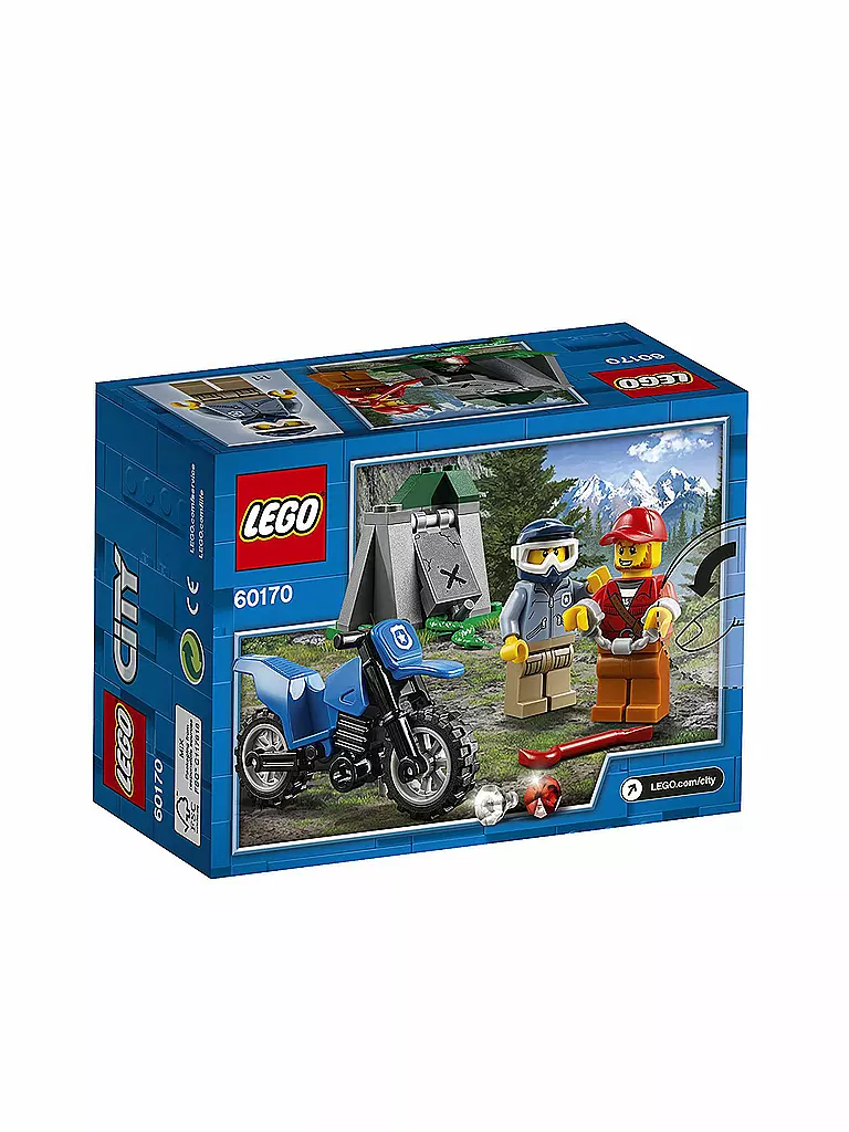 LEGO | Lego City - Offroad Verfolgungsjagd 60170 | transparent
