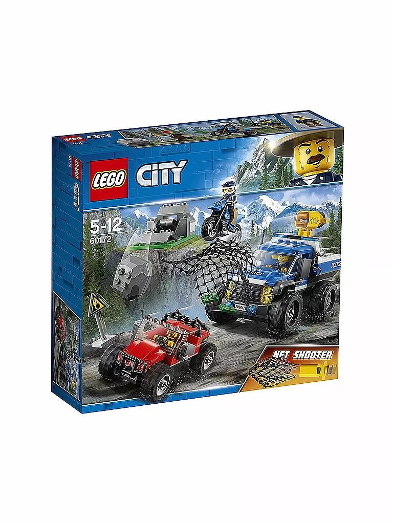 LEGO | Lego City - Verfolgungsjagd auf Schotterpisten 60172 | transparent