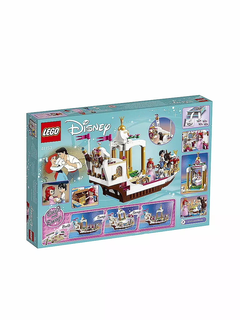 LEGO | Lego Disney Princess - Arielles königliches Hochzeitsboot 41153 | transparent