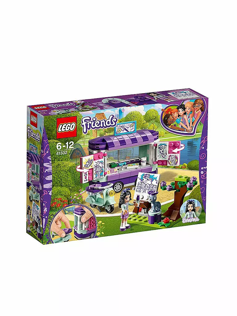 LEGO | Lego Friends - Emmas rollender Kunstkiosk 41332 | transparent