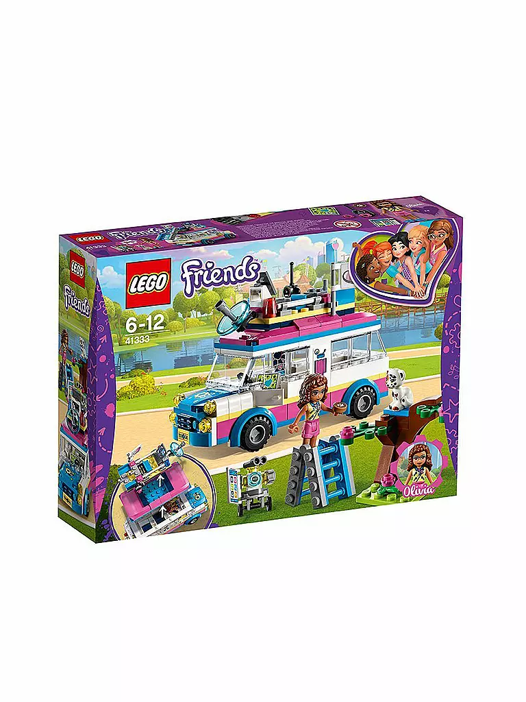 LEGO | Lego Friends - Olivias Rettungsfahrzeug 41333 | transparent