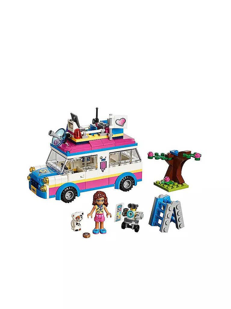 LEGO | Lego Friends - Olivias Rettungsfahrzeug 41333 | transparent