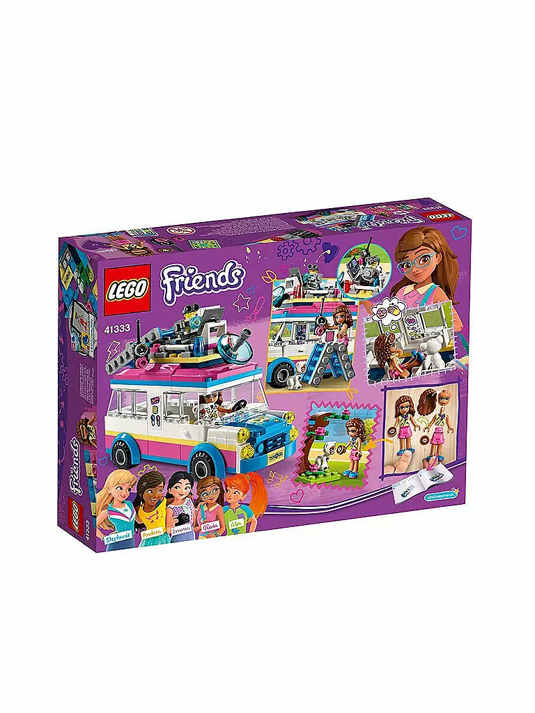 LEGO | Lego Friends - Olivias Rettungsfahrzeug 41333 | transparent