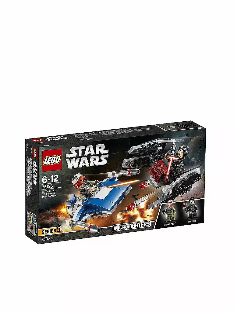 LEGO | Lego Star Wars - A-Wing Tie Silencer 75196 | transparent